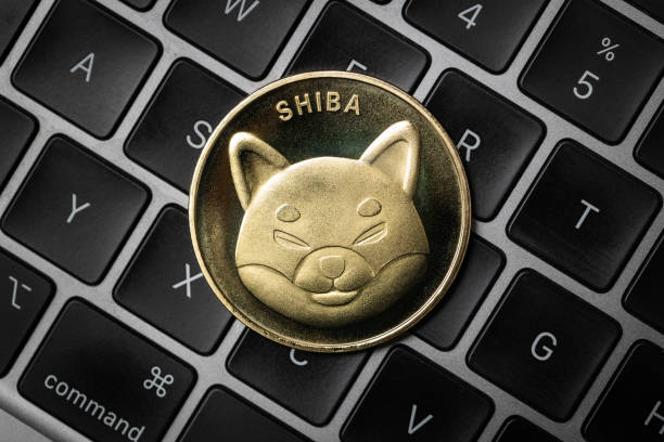 shiba-inu-coin-physical-coin-on-a-keyboard